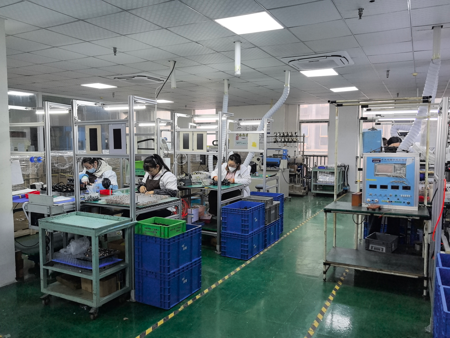 Ignition coil assembly floor at ITOM
