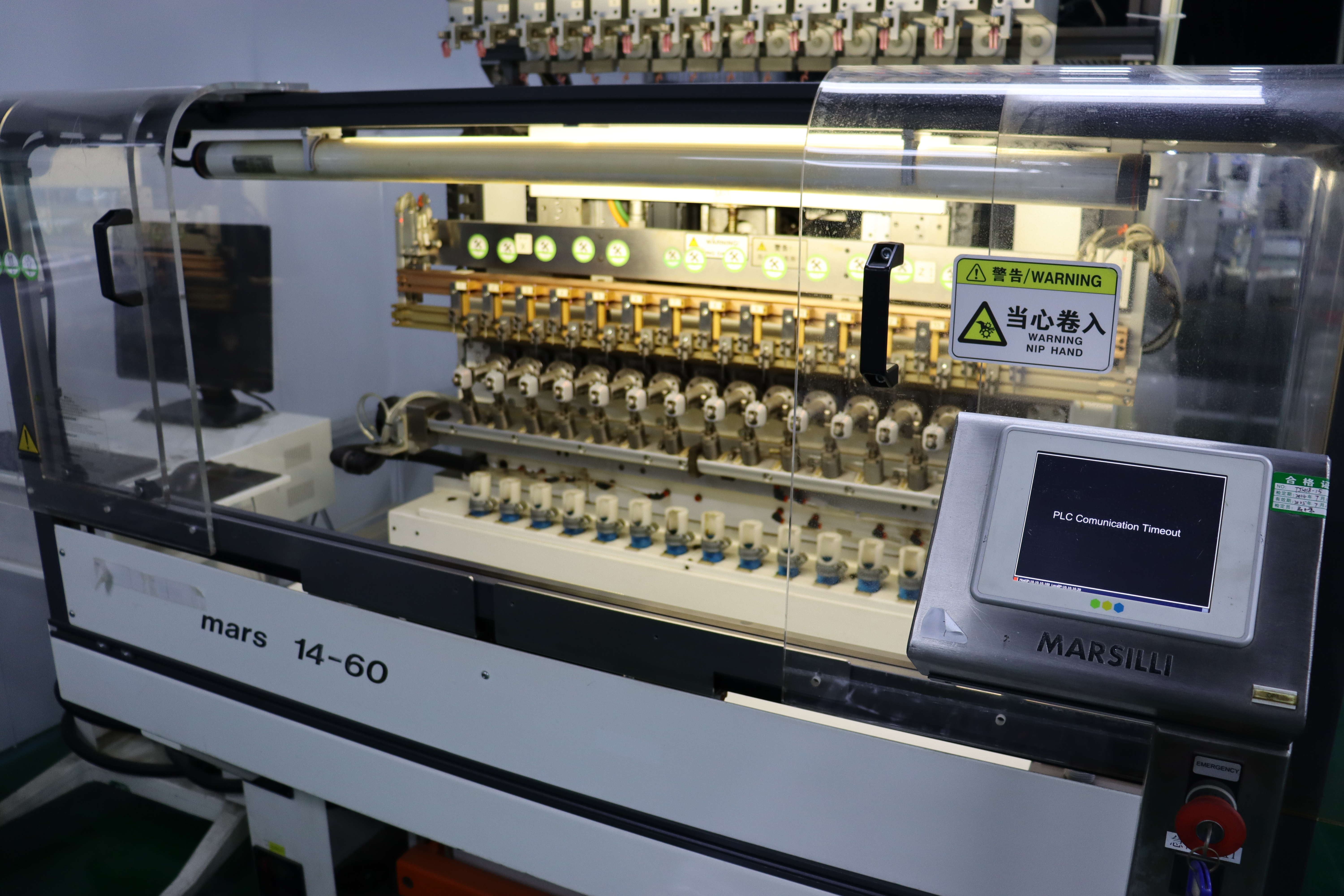 Marsilli automatic coil winding equipment at ITOM